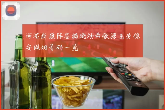 海港新援阵容揭晓杨希张源克劳德安佩姆号码一览